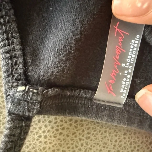 FP Movement by Free People Black Sleeveless Romper Jumpsuit - Picture 3 of 3